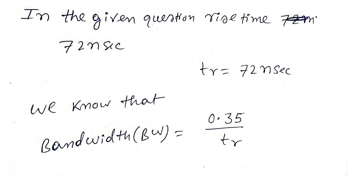 Electrical Engineering homework question answer, step 1, image 1